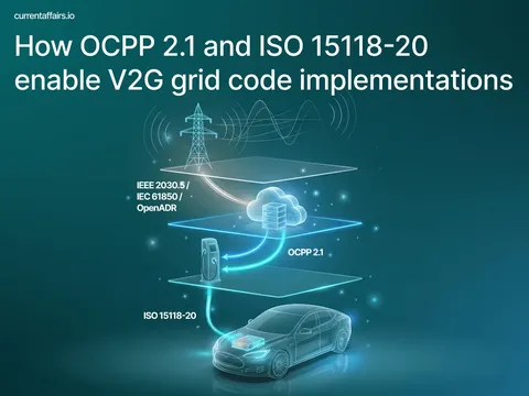 How OCPP 2.1 and ISO 15118-20 enable V2G grid code implementations